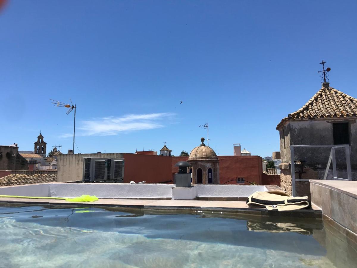 CASA PALACIO en Jerez de la Frontera con piscina privada Exterior foto