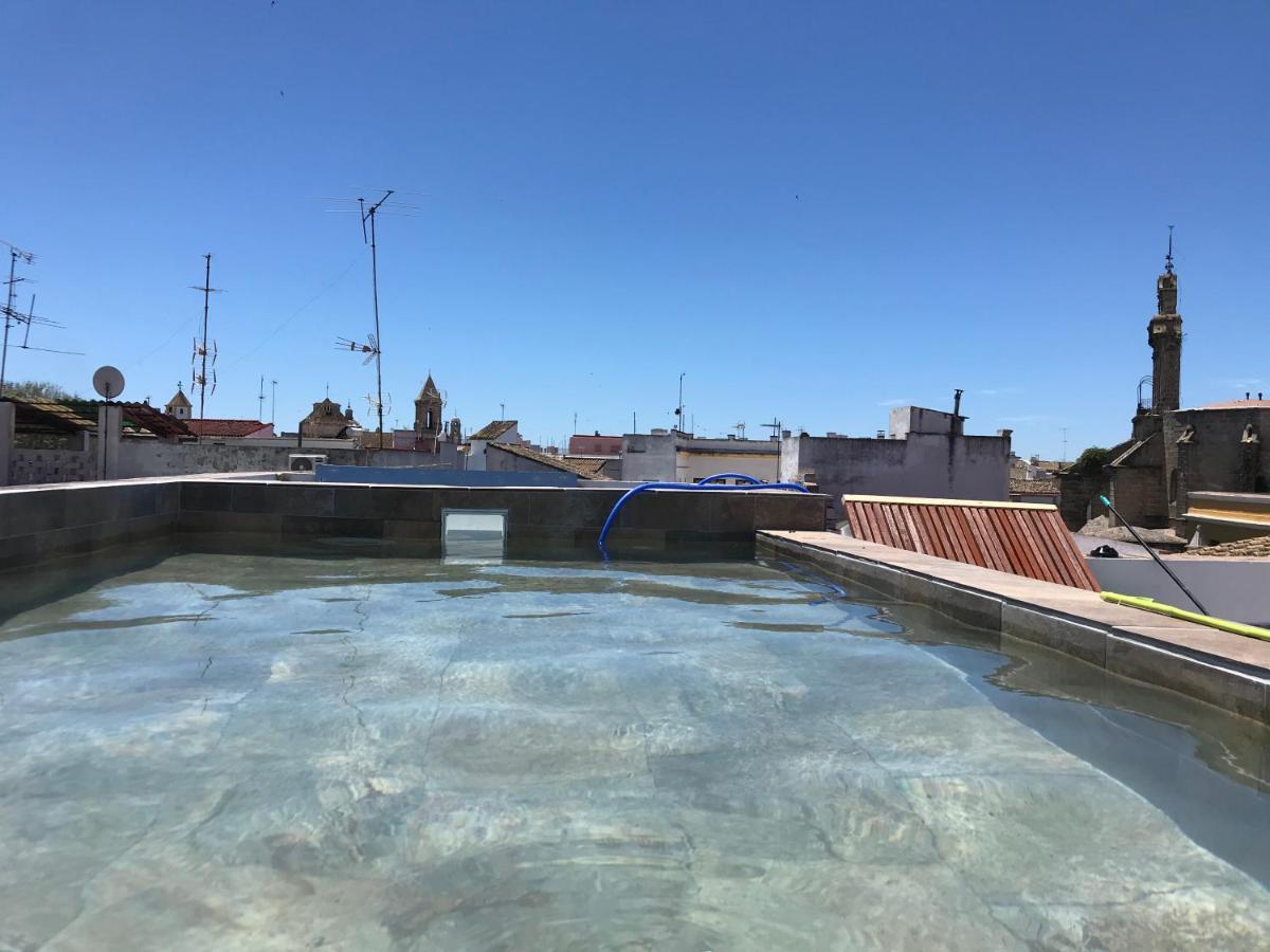 CASA PALACIO en Jerez de la Frontera con piscina privada Exterior foto