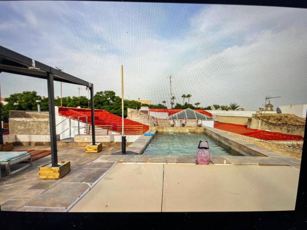 CASA PALACIO en Jerez de la Frontera con piscina privada Exterior foto